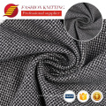 China factory custom TR mini jacquard dobby suiting houndstooth tecido poliester faux woolen fabric